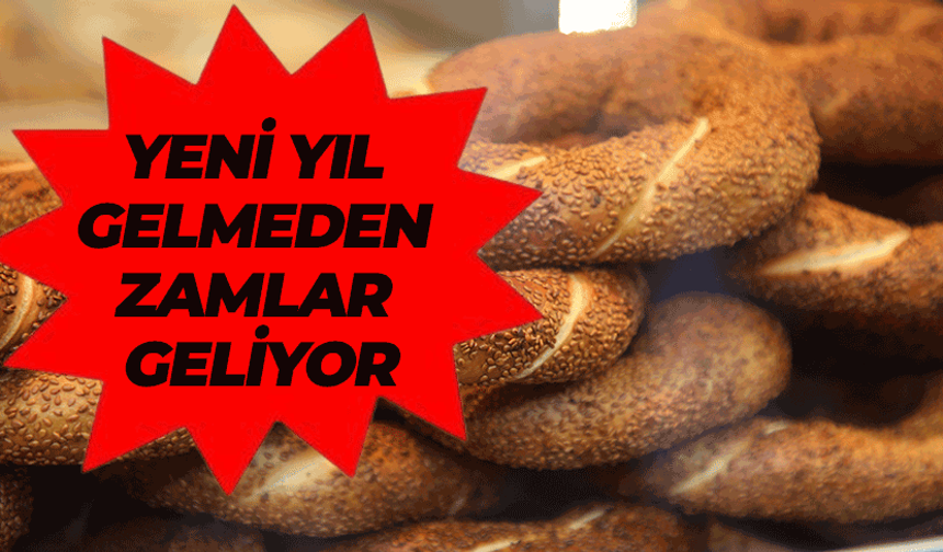 Yeni yılın ilk zammı simide