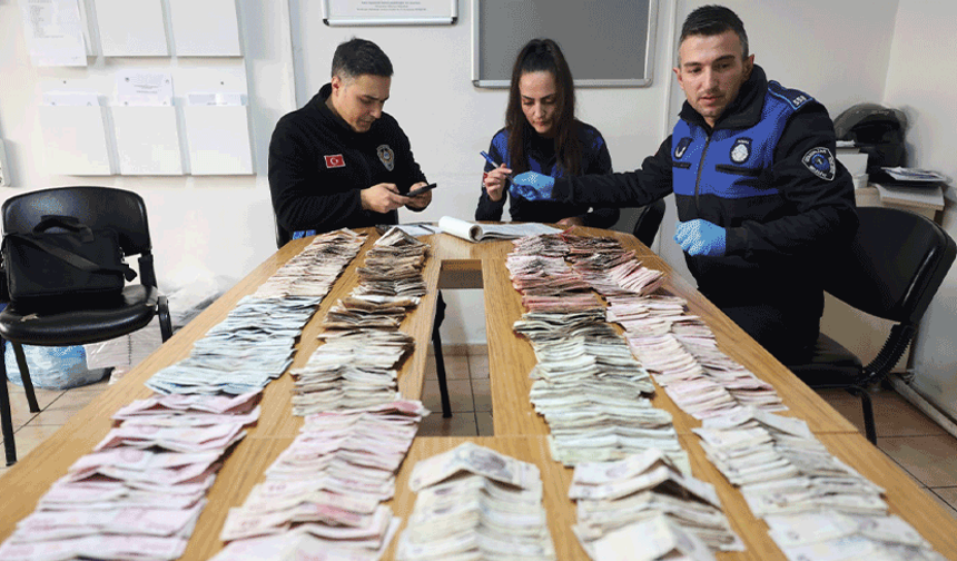 Odunpazarı’nda dilenciden 30 bin TL ve tren biletleri çıktı