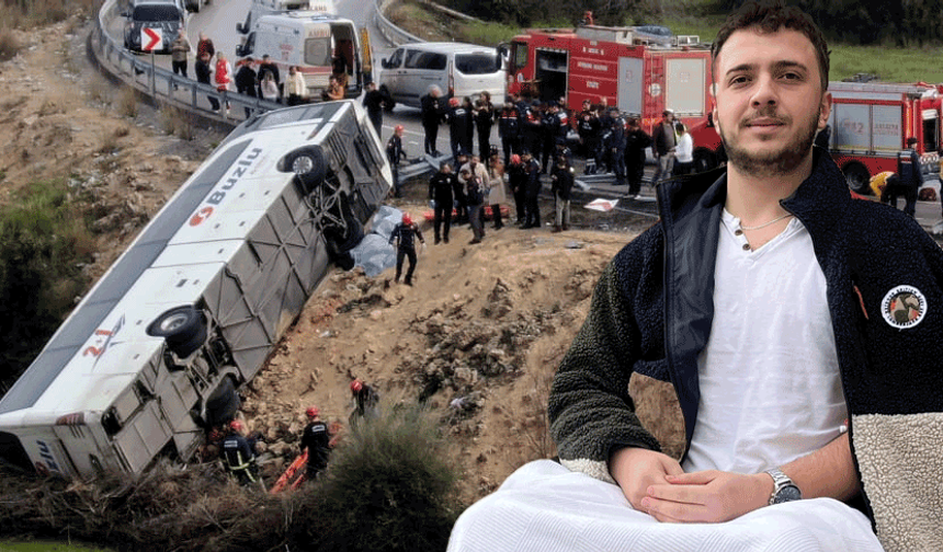 Antalya'daki otobüs kazasında yaralanan Eskişehirli Yağız o anları anlattı