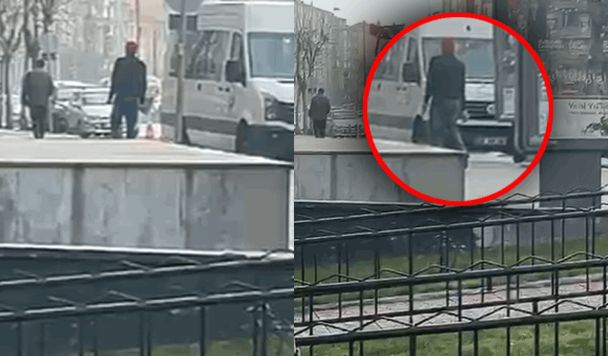 Cumhuriyet Bulvarı’nda endişe yaratan görüntü