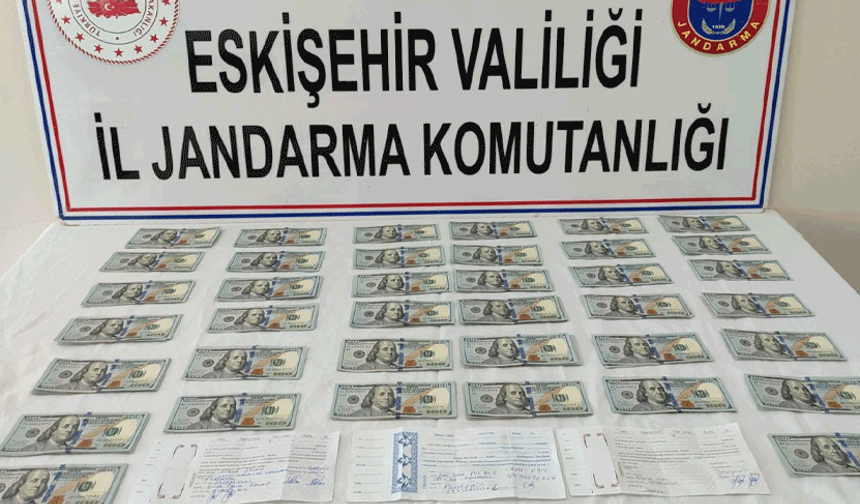 Eskişehir’de tefecilik operasyonu: Binlerce dolar ve senetlerle yakalandı