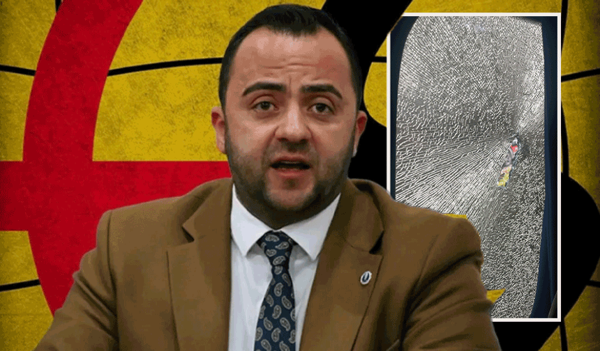 Eskişehirspor Başkanı Entok'un aracına taşlı saldırı