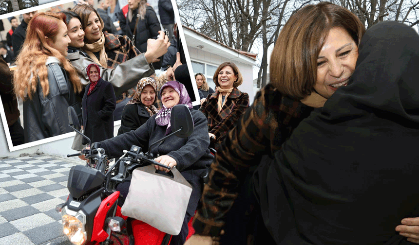 İnönü’deki buluşmada Başkan Ayşe Ünlüce’ye yoğun ilgi