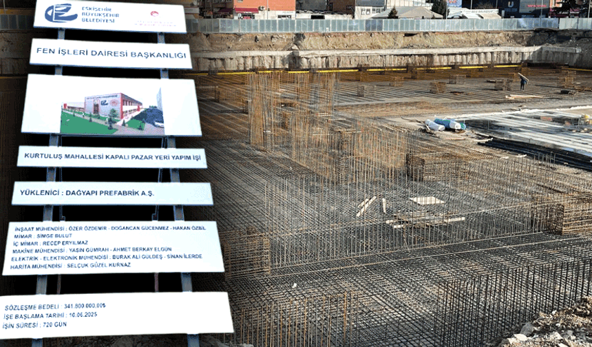 Temel atıldı inşaat yükselmedi: Kurtuluş Kapalı Pazar Yeri ne zaman tamamlanacak?