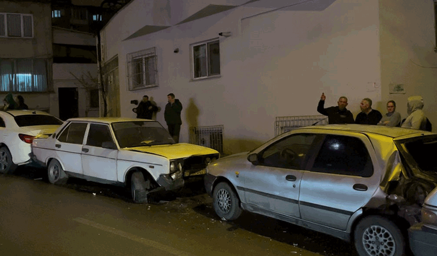 Bursa'da alkollü sürücü 4 araca çarptı: Alkolmetreyi reddetti