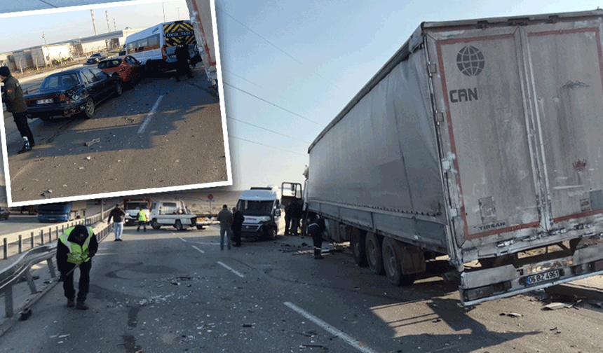 Eskişehir OSB’de zincirleme kaza: 12 yaralı