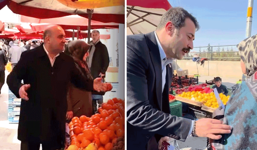 Eskişehir pazarlarında siyasi düello