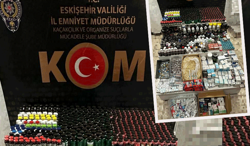 Eskişehir’de 5 milyon TL değerinde kaçak ilaç ele geçirdi