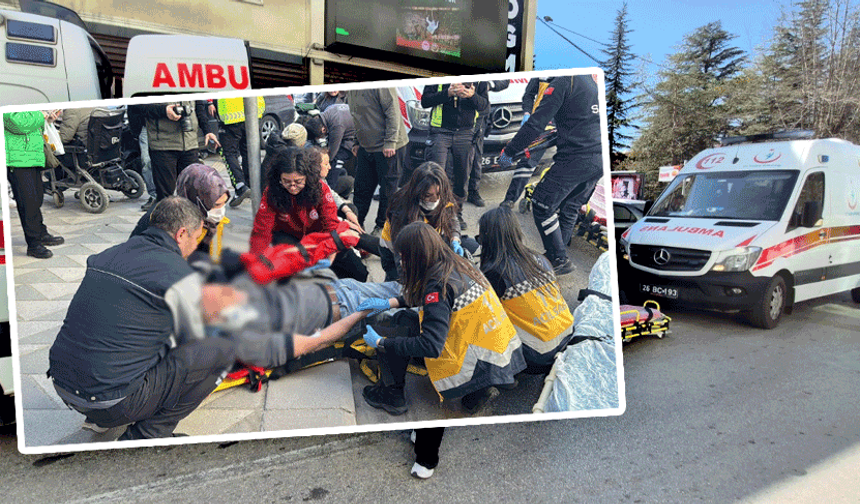 Eskişehir’de savrulan otomobil yayaların arasına daldı: 5 yaralı