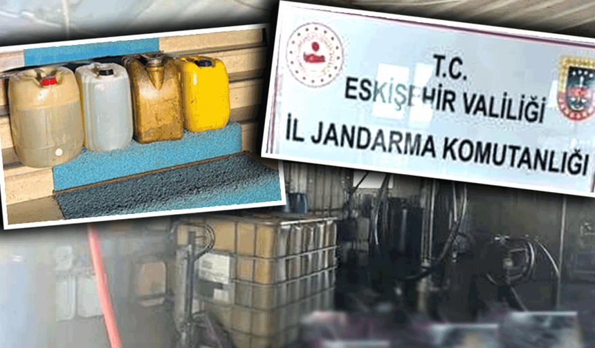 Eskişehir’de yasa dışı akaryakıt piyasaya sürülmeden yakalandı