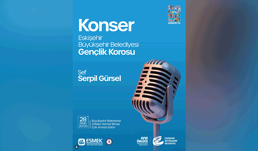 Gençlik Korosu Çifteler’de sahne alıyor