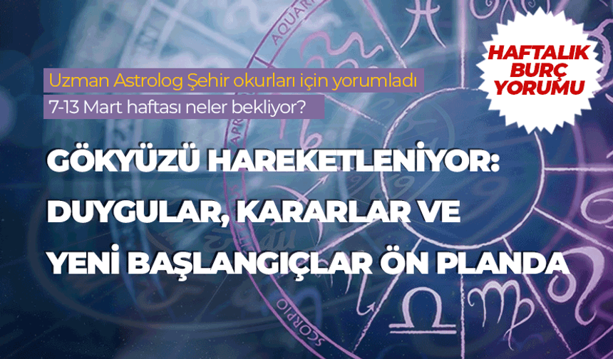 Haftalık burç yorumu (7-13 Mart 2026)