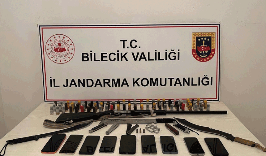 Silah kaçakçılığına Eskişehir ve Bilecik’te operasyon: 11 gözaltı