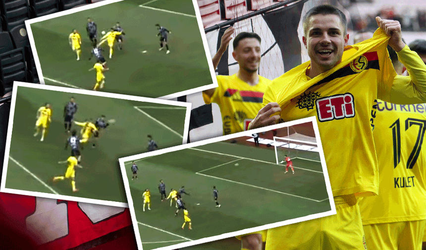 Yılın golü Eskişehirspor’dan! Batuhan’dan şapka çıkartan vuruş