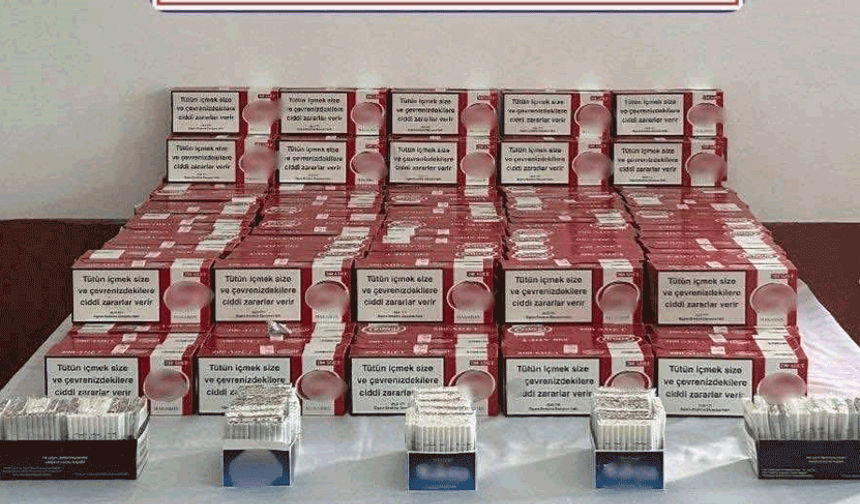 Afyon'da jandarmadan baskın: Boş makaron ele geçirildi