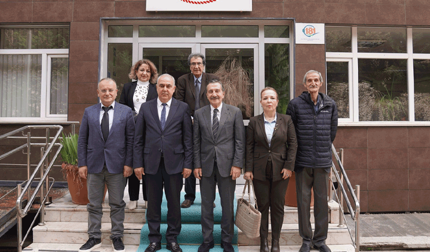 Başkan Ataç’tan Yalçın’a hayırlı olsun ziyareti