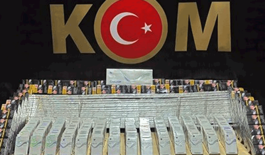 Bilecik’te tırda gizlenen 846 paket kaçak sigara ele geçirildi