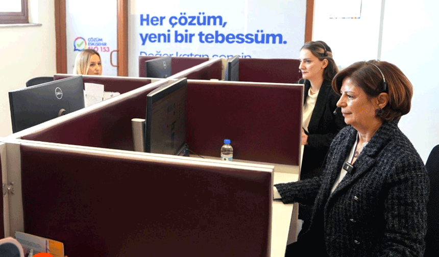 ‘Çözüm Eskişehir’de 26 bininci çağrı Ayşe Başkan’dan