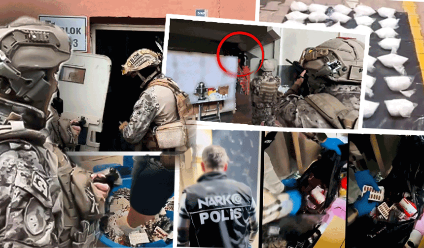 Eskişehir dahil 59 ilde dev operasyon: 2,3 ton yasaklı madde ele geçirildi