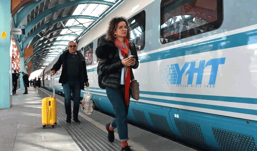 Eskişehir duraklı YHT hattında 2 yılda 1 milyonu aşan yolcu sayısı