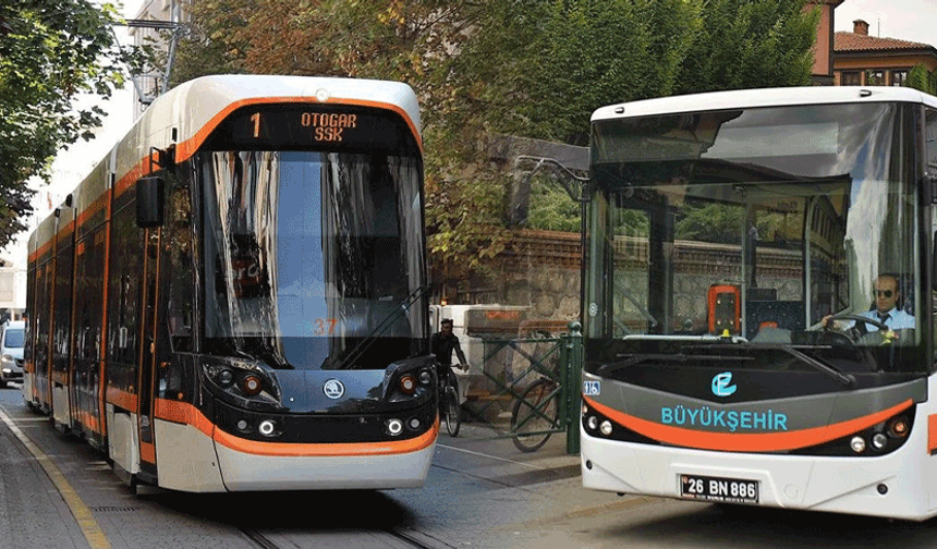 Eskişehir’de toplu taşımaya 23 Nisan düzenlemesi