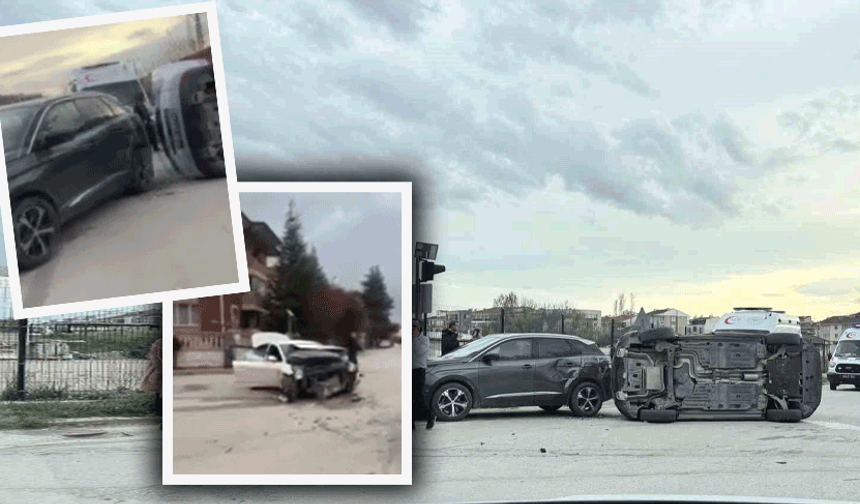 Eskişehir’de 4 aracın karıştığı kazada 7 yaralı