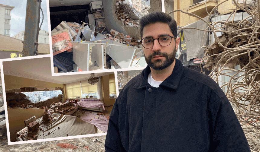 Eskişehir’de bina yıkımı bölge esnafını isyan ettirdi