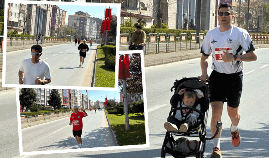 Eskişehir’de genci yaşlısı bu parkurda yarıştı