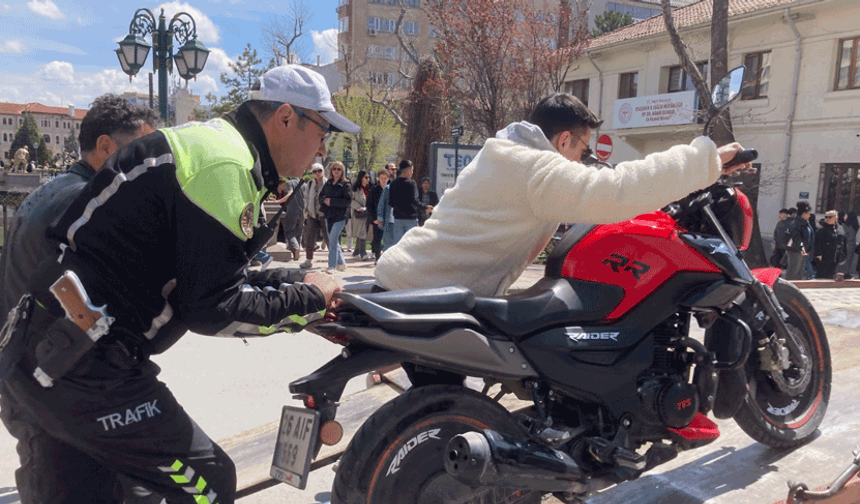 Eskişehir’de gürültülü egzoza ceza yağdı