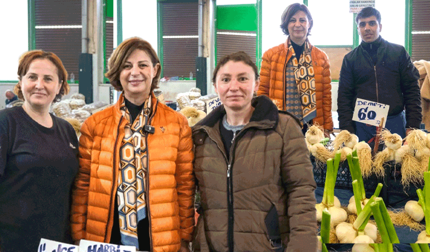 Başkan Ünlüce pazarda esnaf ve vatandaşın nabzını tuttu