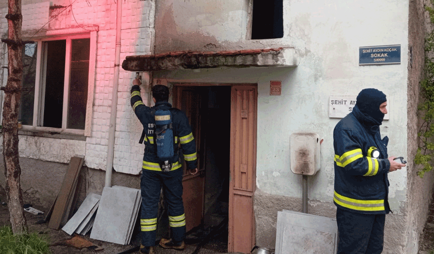 Eskişehir’de yangın: Yaşlı kadın hayatını kaybetti