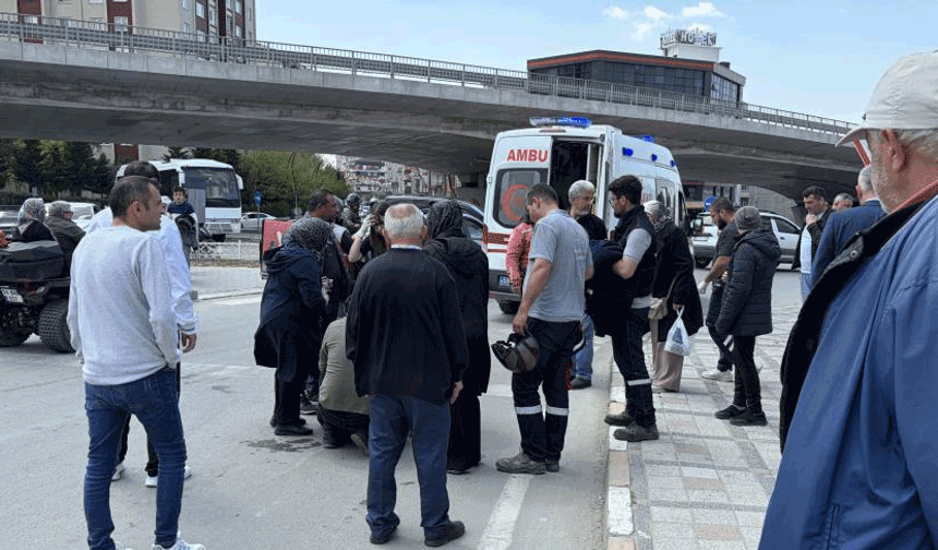 Tekirdağ'da yola dökülen toprakta kayan motosikletin sürücüsü yaralandı