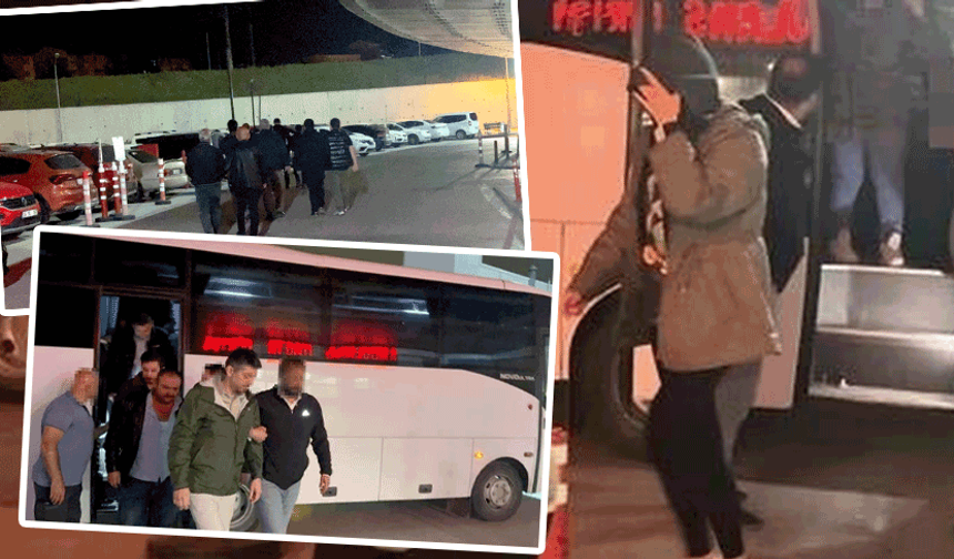 Tepebaşı operasyonunda gözaltına alınan şüpheliler sağlık kontrolünden geçirildi