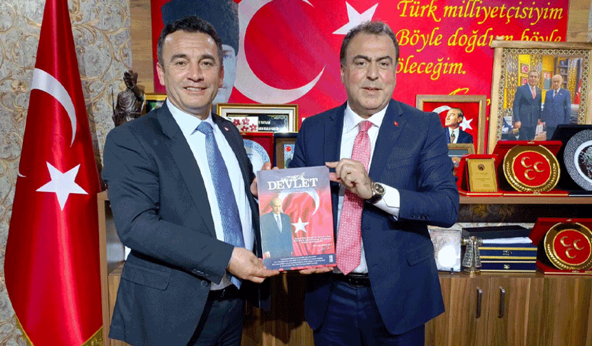 Başkan Dökmeci’den MHP İl Başkanı Sezer’e hayırlı olsun ziyareti