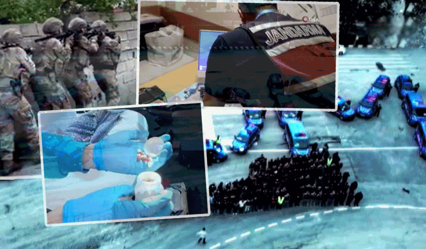 Eskişehir dahil 24 ilde suç örgütlerine operasyon: 313 gözaltı