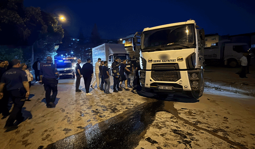 Eskişehir’de freni patlayan kamyon yüzlerce kişinin olduğu parka 2 metre kala durdu