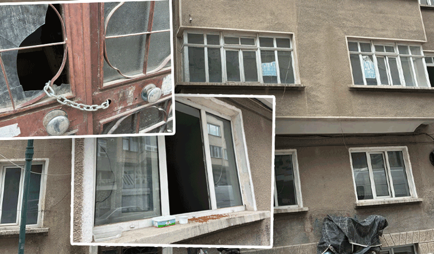 Eskişehir’in göbeğindeki üç katlı bina mahallelinin kabusu oldu