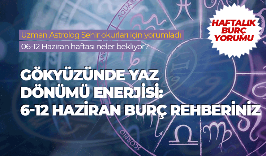 Haftalık burç yorumu (6-12 Haziran 2026)