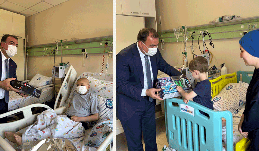 MHP’den çocuk onkoloji servisindeki miniklere moral ziyareti