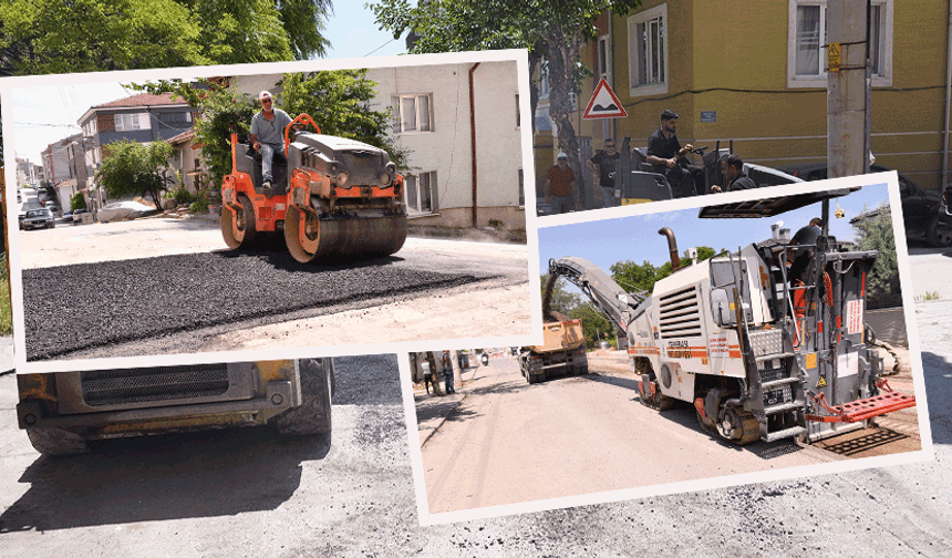 Tepebaşı’nda üst yapı çalışmaları aralıksız sürüyor: Birçok mahallede eş zamanlı çalışma