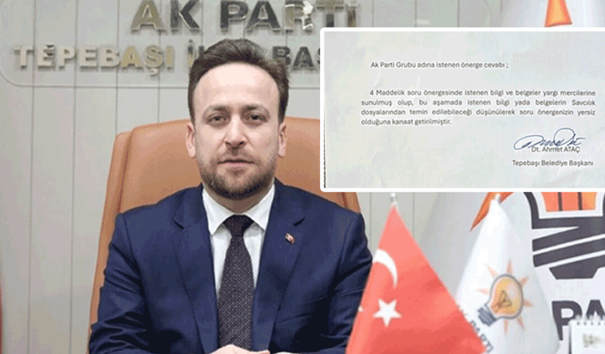 AK Parti'den Tepebaşı Belediyesi'ne "Meclisi Yok Saydı" eleştirisi!