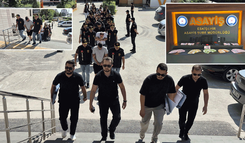 Eskişehir merkezli 4 ilde dolandırıcılık operasyonu: 12 gözaltı