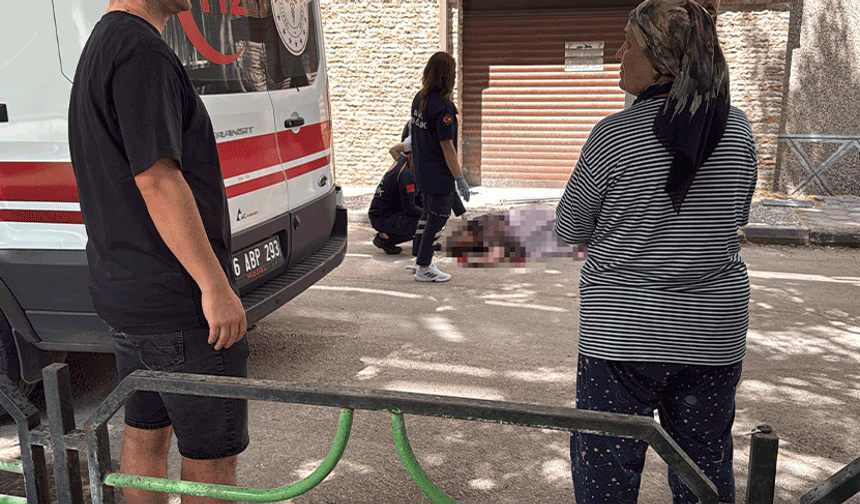 Eskişehirde 3’üncü kattan düşen kadın hayatını kaybetti