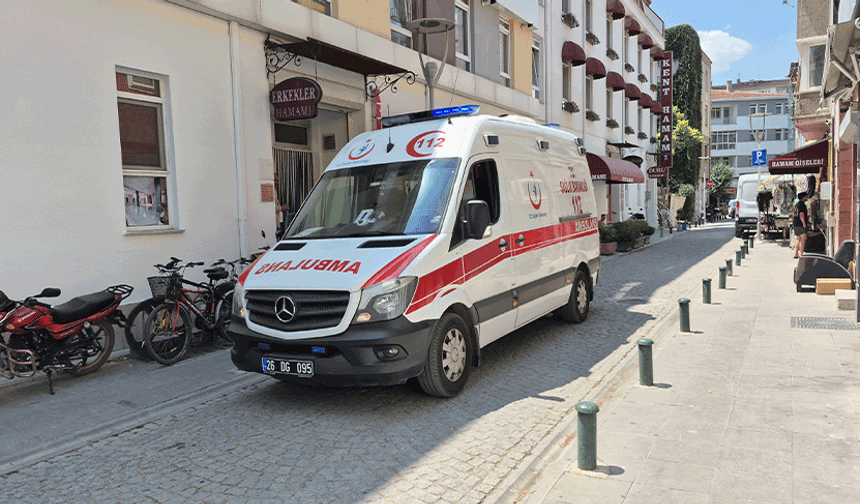 Eskişehir'de hamamda kalbi duran adam hayatını kaybetti