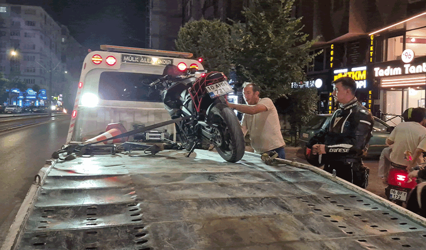 Eskişehir'de katlanır plakalı motosiklete 140 bin TL ceza