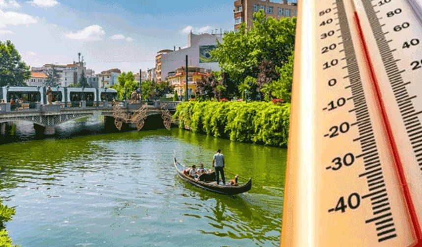 Eskişehir'de kavurucu sıcaklıklar devam ediyor