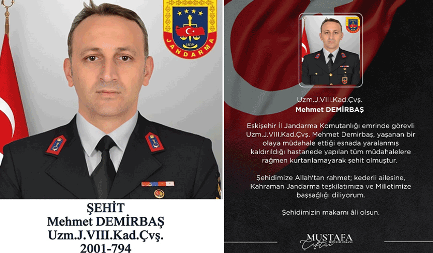Eskişehir'de silahlı çatışma: İki kız babası jandarma şehit oldu