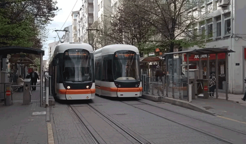 ESTRAM duyurdu! Tramvay seferleri geçici olarak durdu