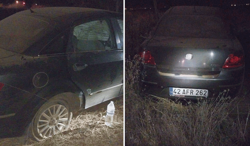 Karaman’da otomobil yoldan çıktı