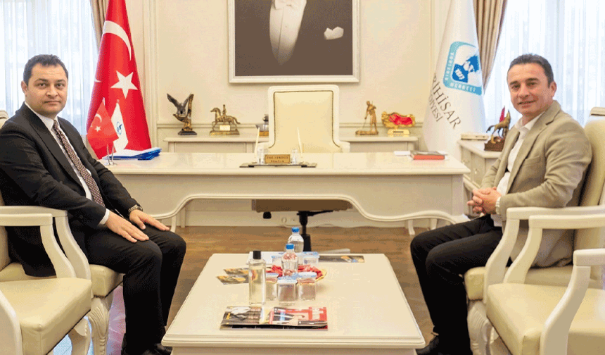 Kaymakam Temel’in ilk ziyareti Başkan Dökmeci’ye